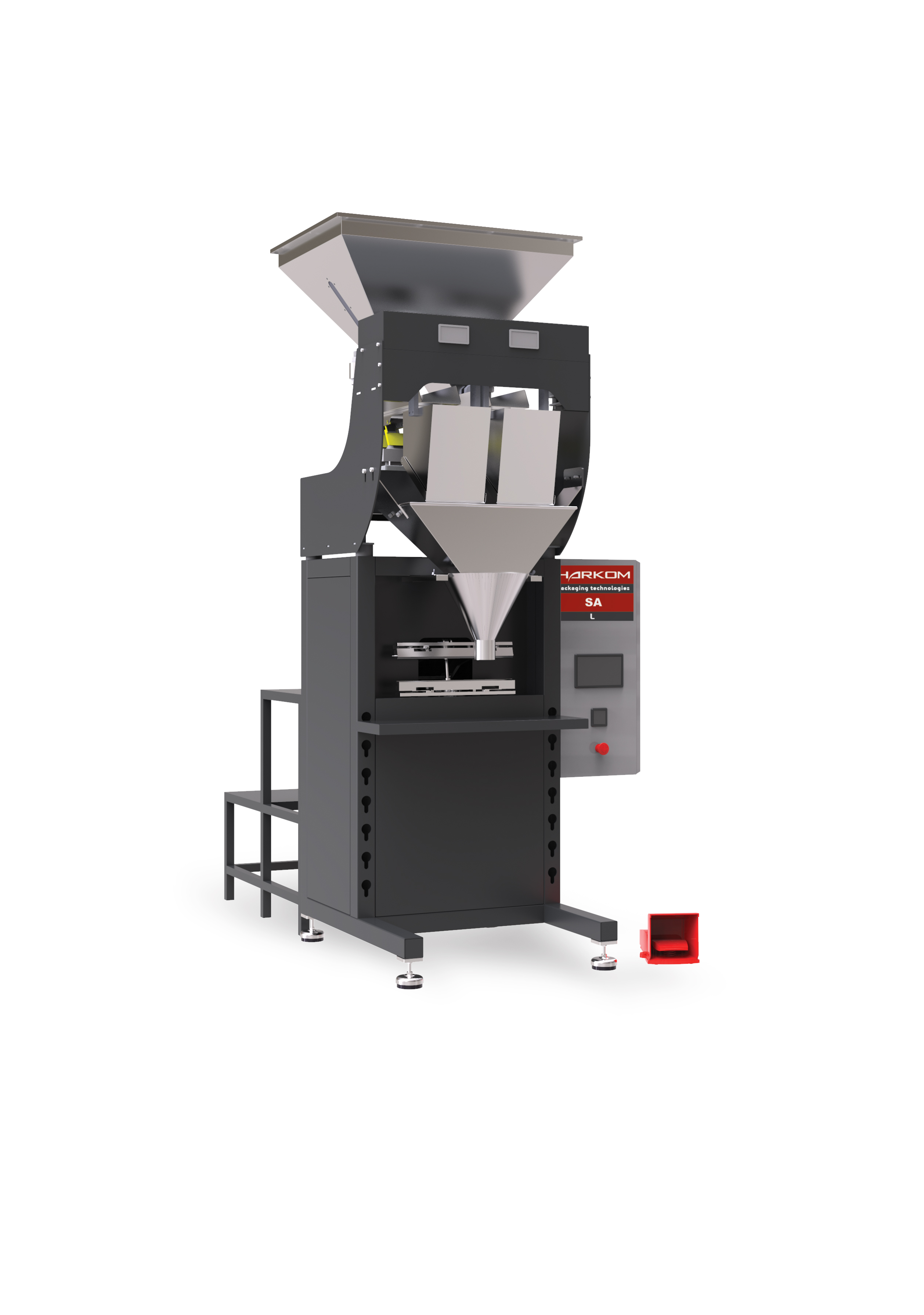 Harkom SA-L Semi Automatic Two Head Linear Weigher Catalog Cover