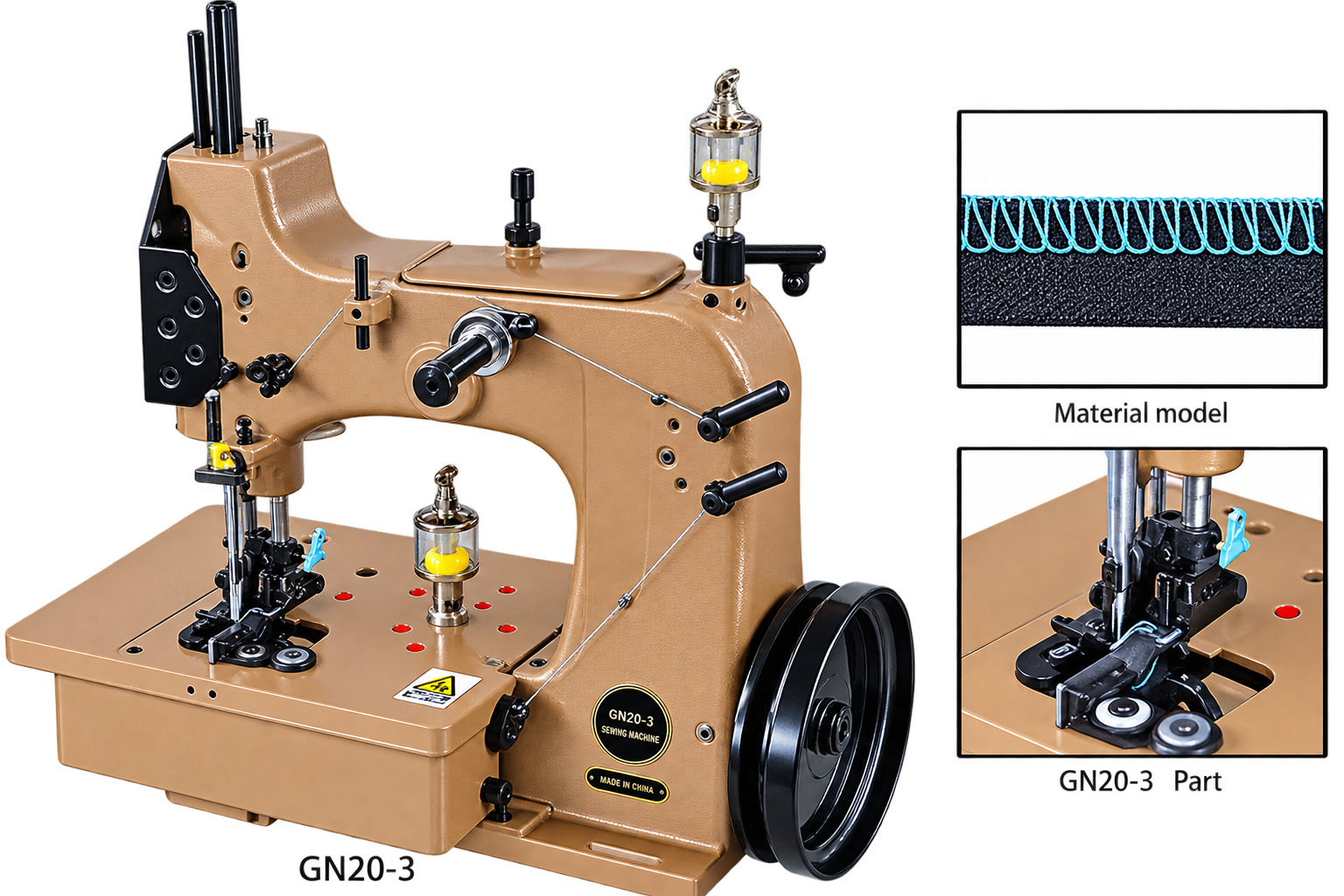 GN20-3 Container Bag Sewing Machine Catalog Cover